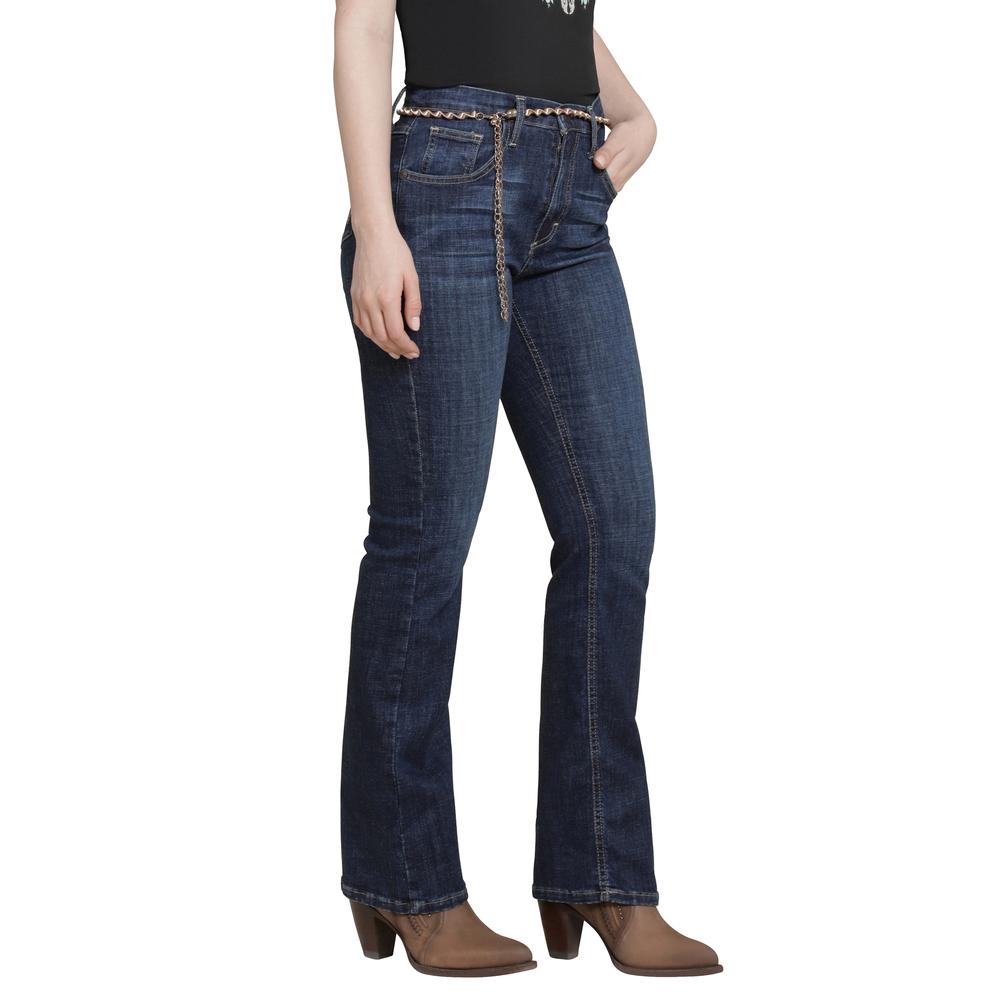 Foto 3 pulgar | Jeans Vaquero Wrangler Mujer Boot Cut 193 Azul
