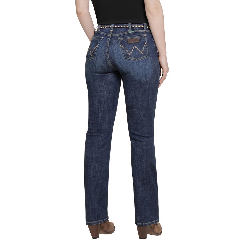 Foto 4 pulgar | Jeans Vaquero Wrangler Mujer Boot Cut 193 Azul