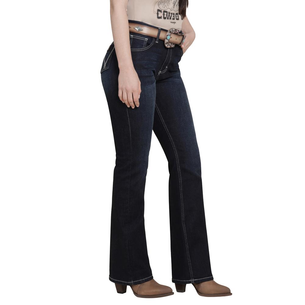 Foto 3 pulgar | Jeans Vaquero Wrangler Mujer Boot Cut 309 Azul