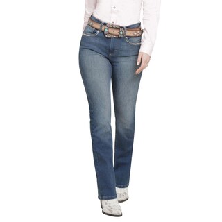 Foto 1 | Jeans Vaquero Wrangler Mujer Boot Cut 222 Azul