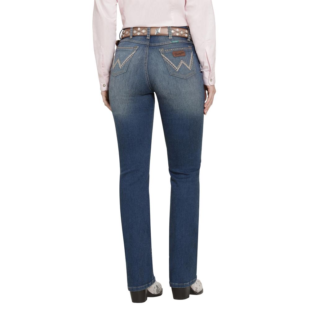 Foto 4 pulgar | Jeans Vaquero Wrangler Mujer Boot Cut 222 Azul