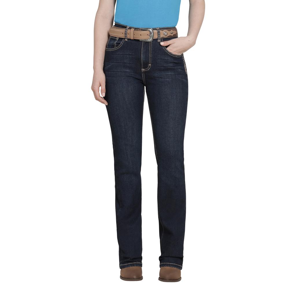 Foto 2 pulgar | Jeans Vaquero Wrangler Mujer Boot Cut 220 Azul