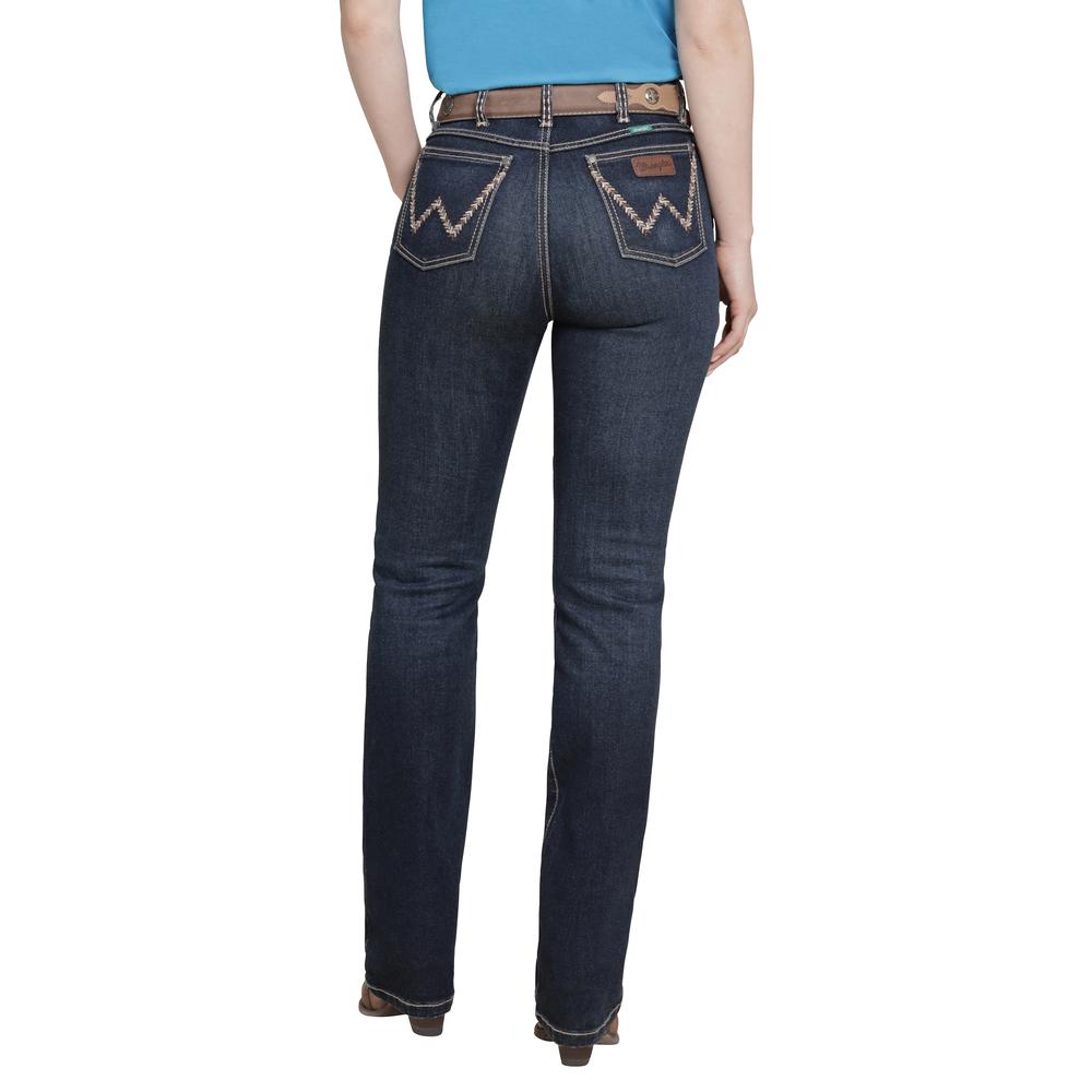 Foto 4 pulgar | Jeans Vaquero Wrangler Mujer Boot Cut 220 Azul
