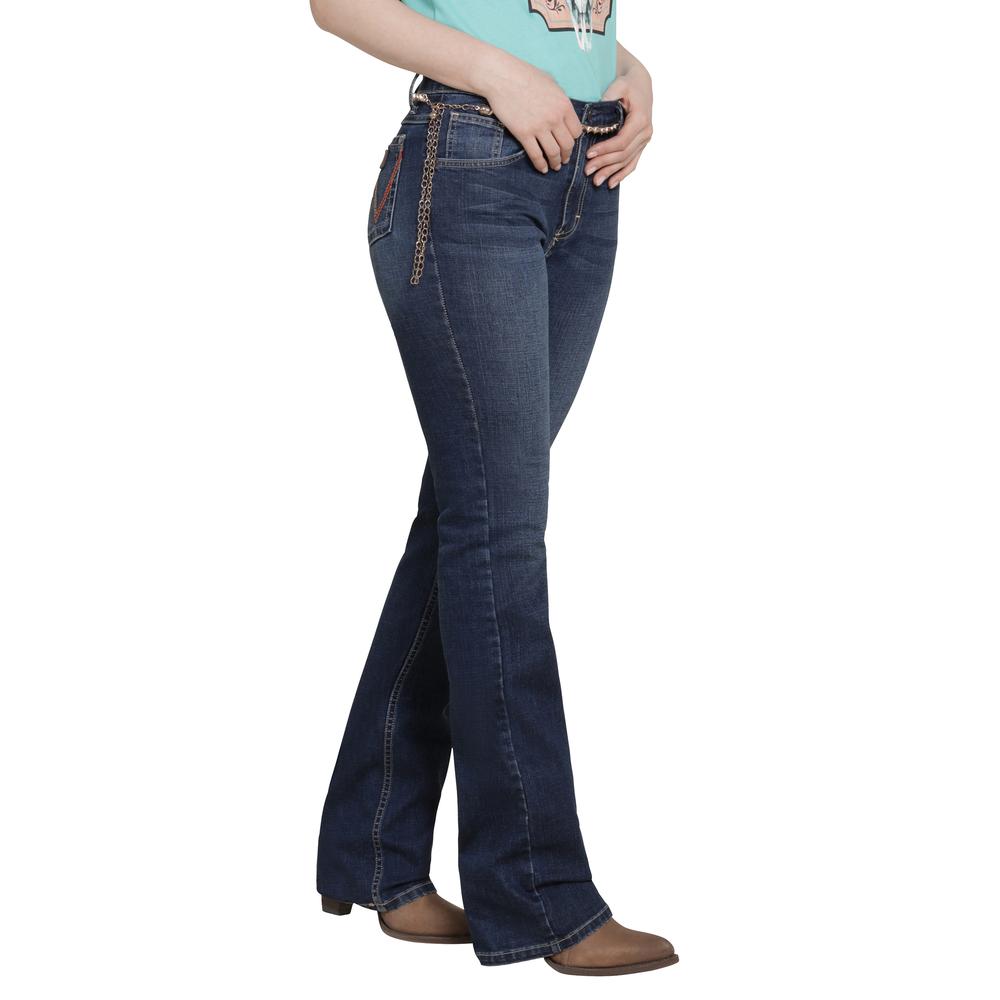 Foto 3 pulgar | Jeans Vaquero Wrangler Mujer Boot Cut 308 Azul