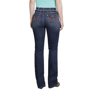 Foto 3 | Jeans Vaquero Wrangler Mujer Boot Cut 308 Azul