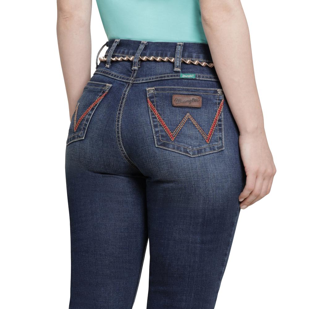 Foto 6 pulgar | Jeans Vaquero Wrangler Mujer Boot Cut 308 Azul