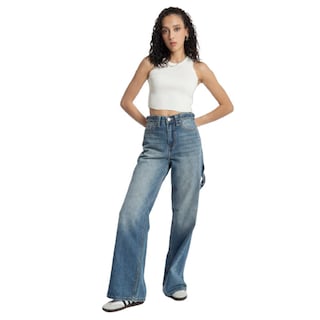 Foto 4 | Pantalón Vintage Loose Mujer Balam Bl6730 Azul