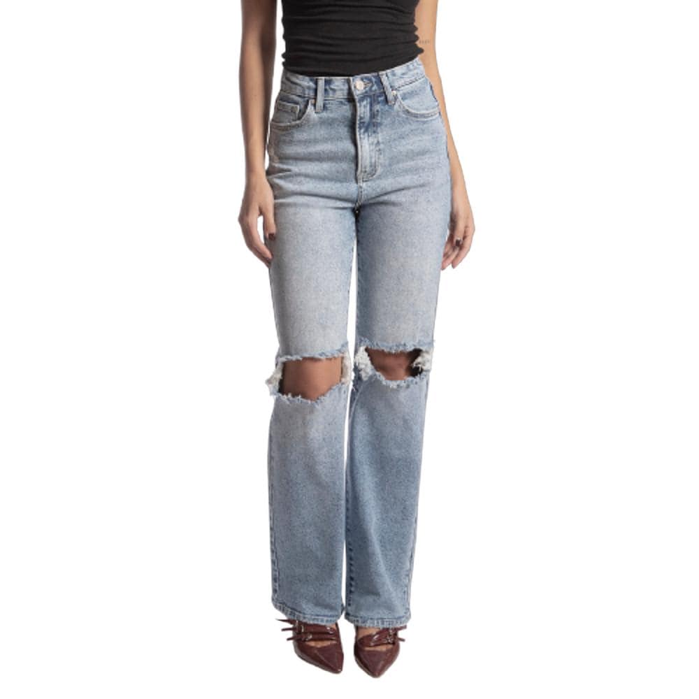 Pantalón Wide Leg Mujer Balam Bl7107 Azul $729