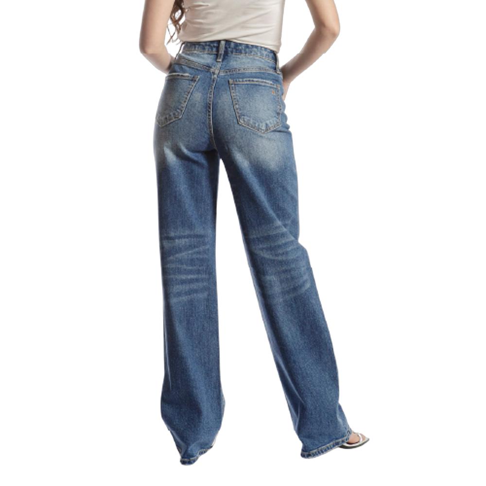 Foto 3 pulgar | Pantalón Wide Leg Mujer Balam Bl7096 Azul