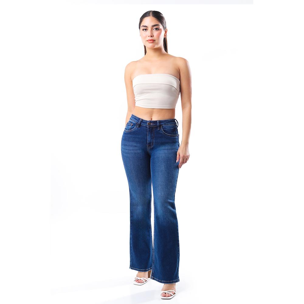 Foto 1 | Jeans Bootcut Fit /juvenil, 3702 (azul Oscuro) Azul Oscuro