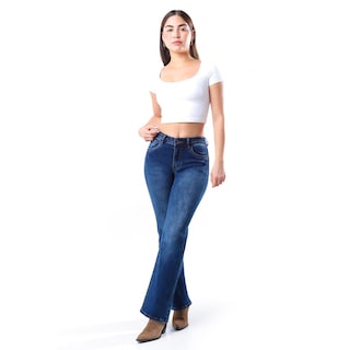 Foto 1 | Jeans Bootcut Fit /juvenil, 3694 (azul Oscuro) Azul Oscuro