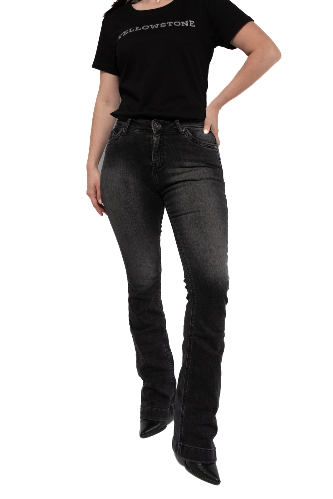 Foto 2 pulgar | Jeans Yellowstone Bootcut Dutton darkgray