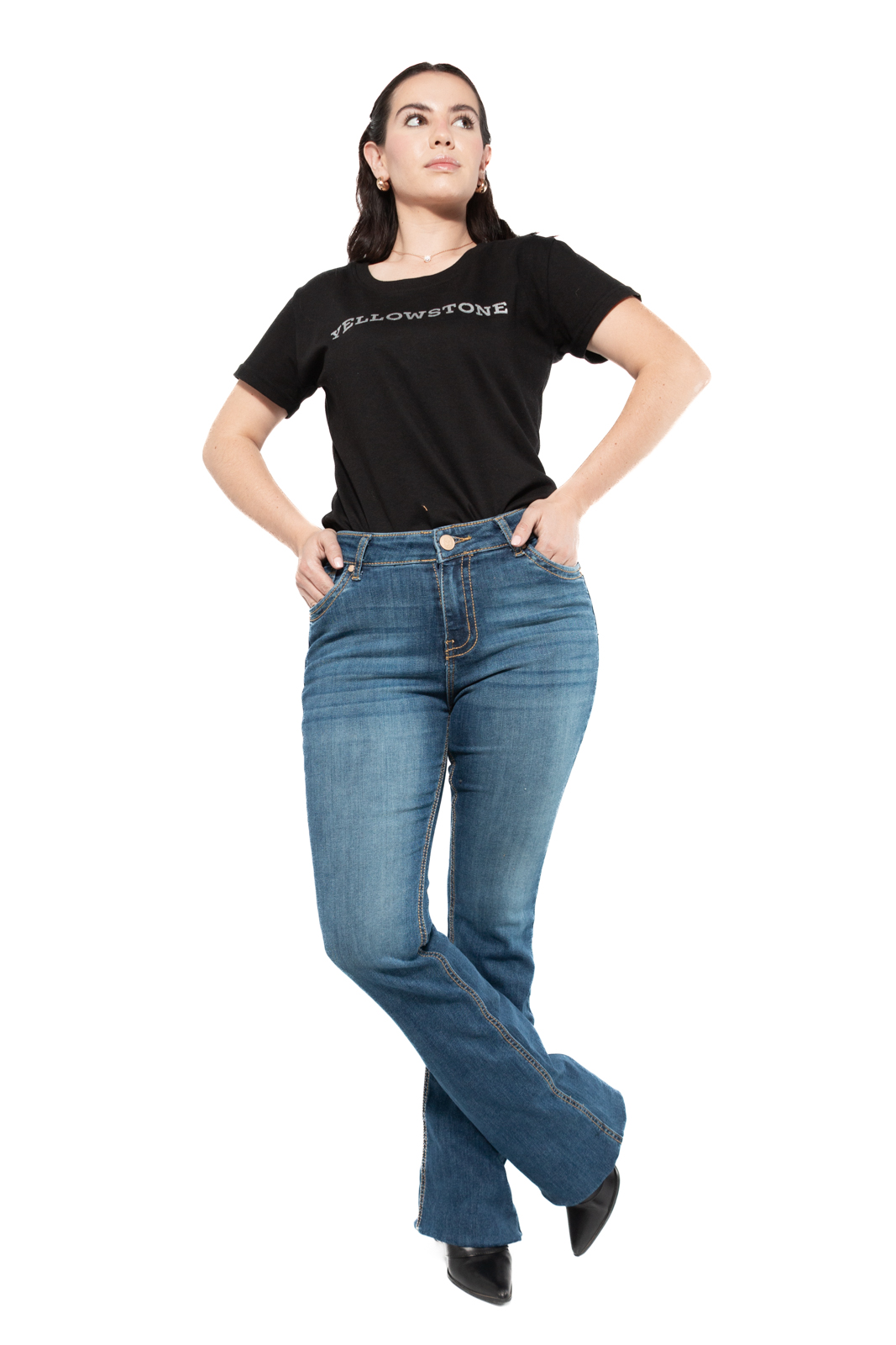 Foto 9 pulgar | Jeans Yellowstone Bootcut Dutton darkstoned
