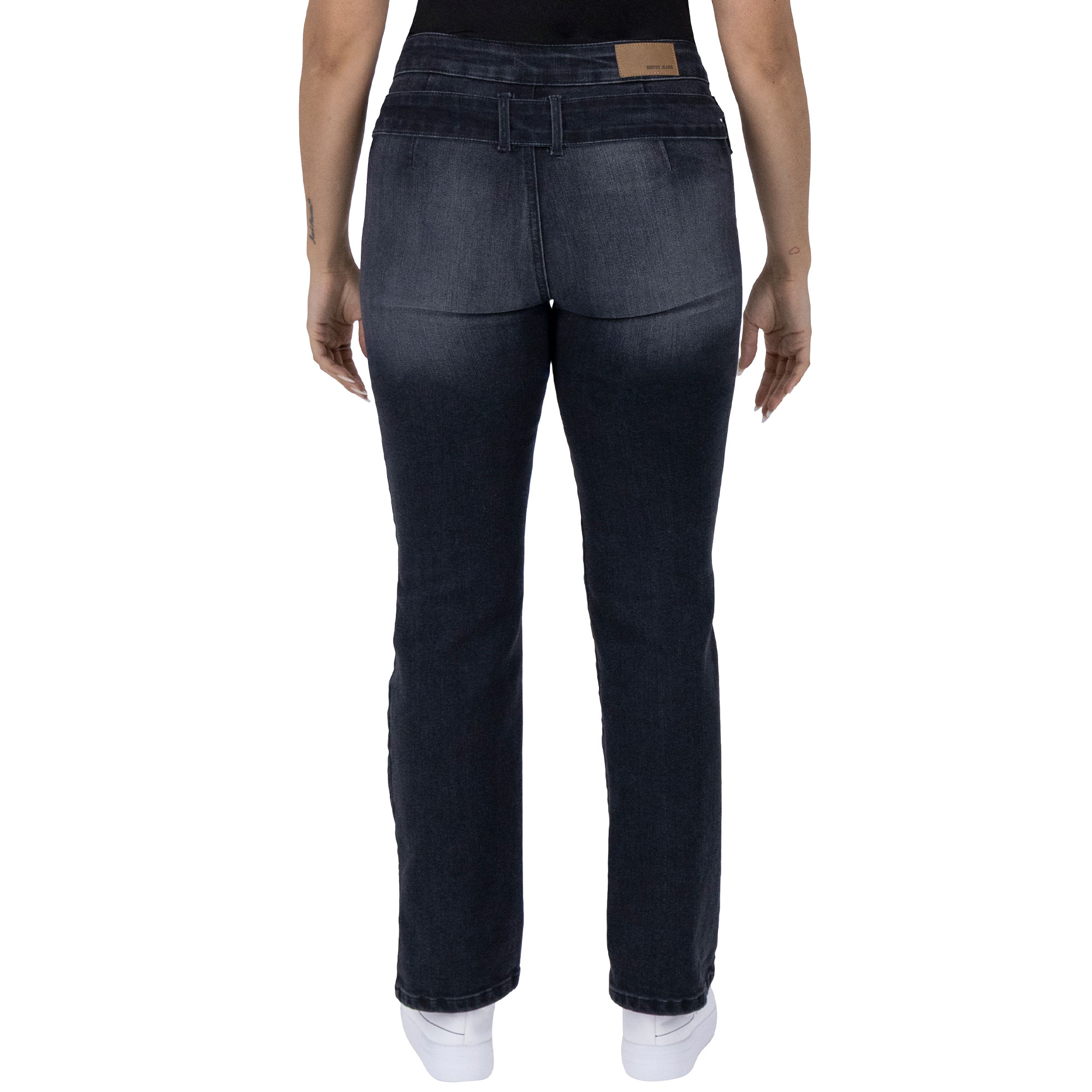 Foto 3 pulgar | Pantalón Bootcut Britos Jeans Mujer Mezclilla 025803