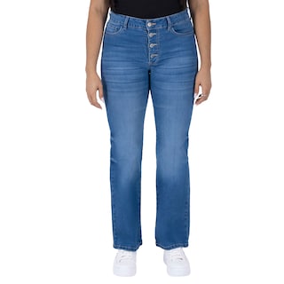Foto 1 | Pantalón Bootcut Britos Jeans Mujer Mezclilla 025813