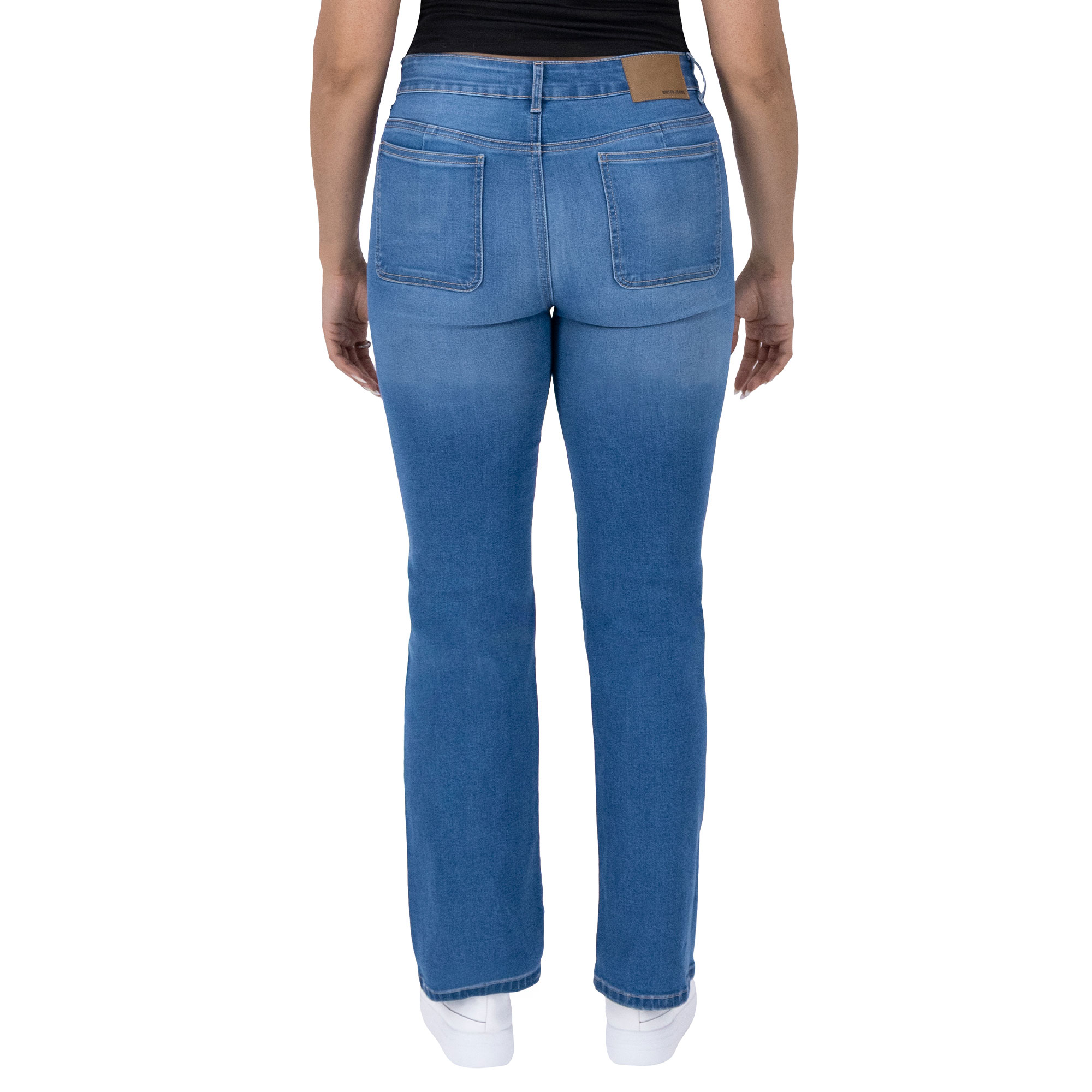 Foto 3 pulgar | Pantalón Bootcut Britos Jeans Mujer Mezclilla 025813
