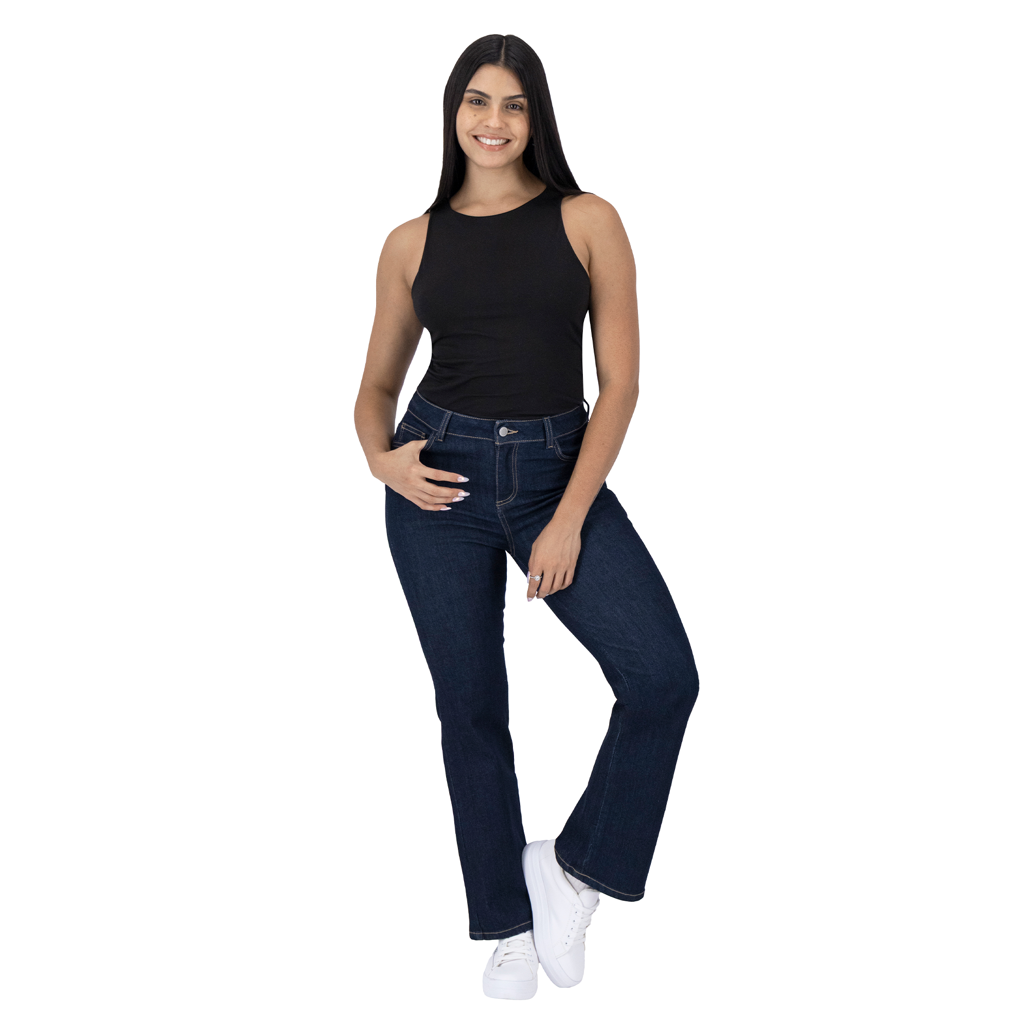Foto 7 pulgar | Pantalón Bootcut Britos Jeans Mujer Mezclilla 025802