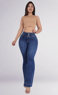 Foto 3 | Jeans Acampanados Para Mujer Sea Brazil 3739/04