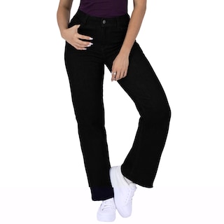 Foto 1 | Pantalón Bootcut Britos Jeans Mujer Mezclilla Negro 025814