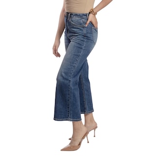 Foto 3 | Pantalón Culotte Mujer Balam Bl7235 Azul Oscuro