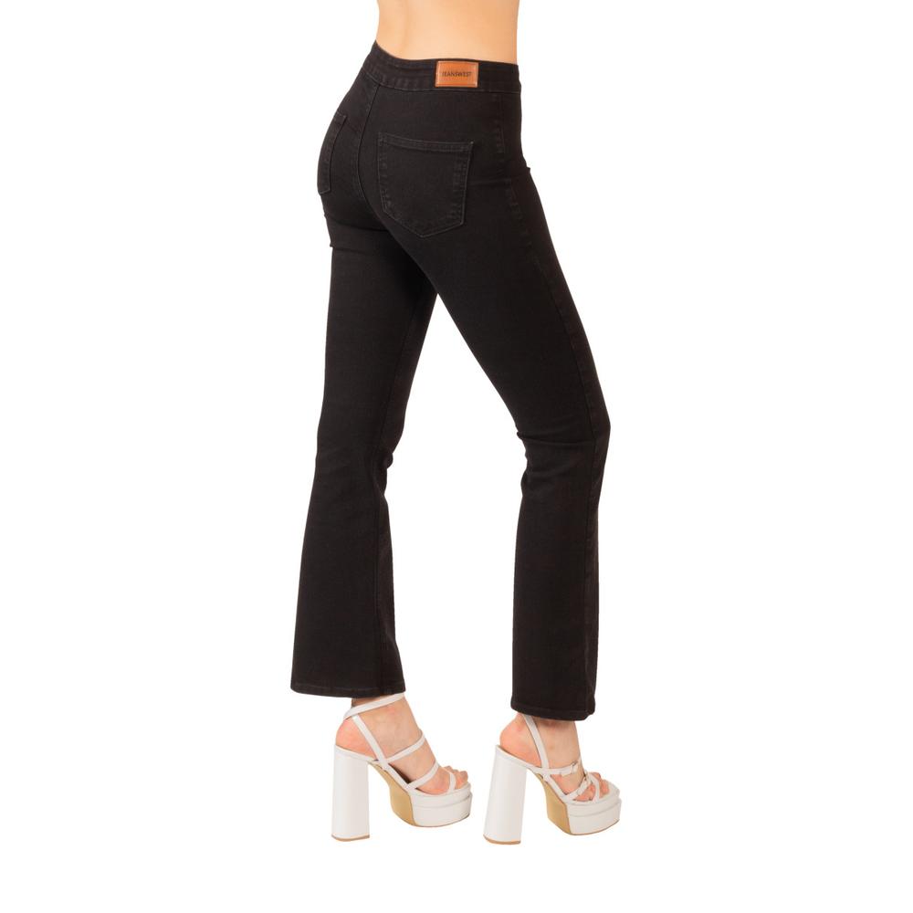 Foto 5 pulgar | Pantalones de Campana Jeanswest 9703A Negros para Mujer