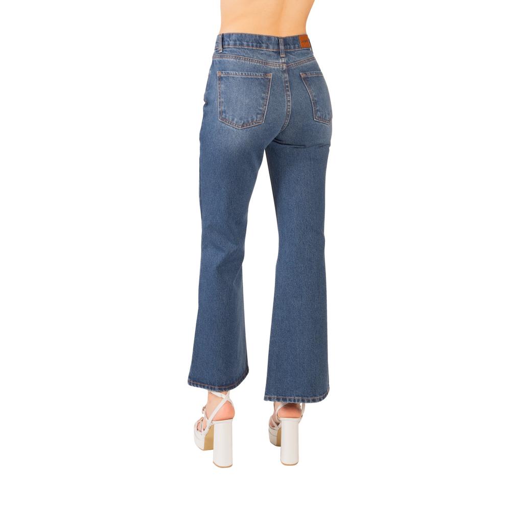 Foto 4 | Pantalón Acampanado Jeanswest 9416 Azul para Mujer