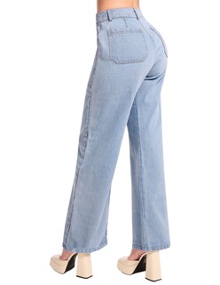 Foto 2 | Jeans Devendi Color Azul Claro Rígidos