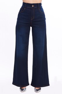 Foto 1 | Jeans Devendi Color Azul Anchos