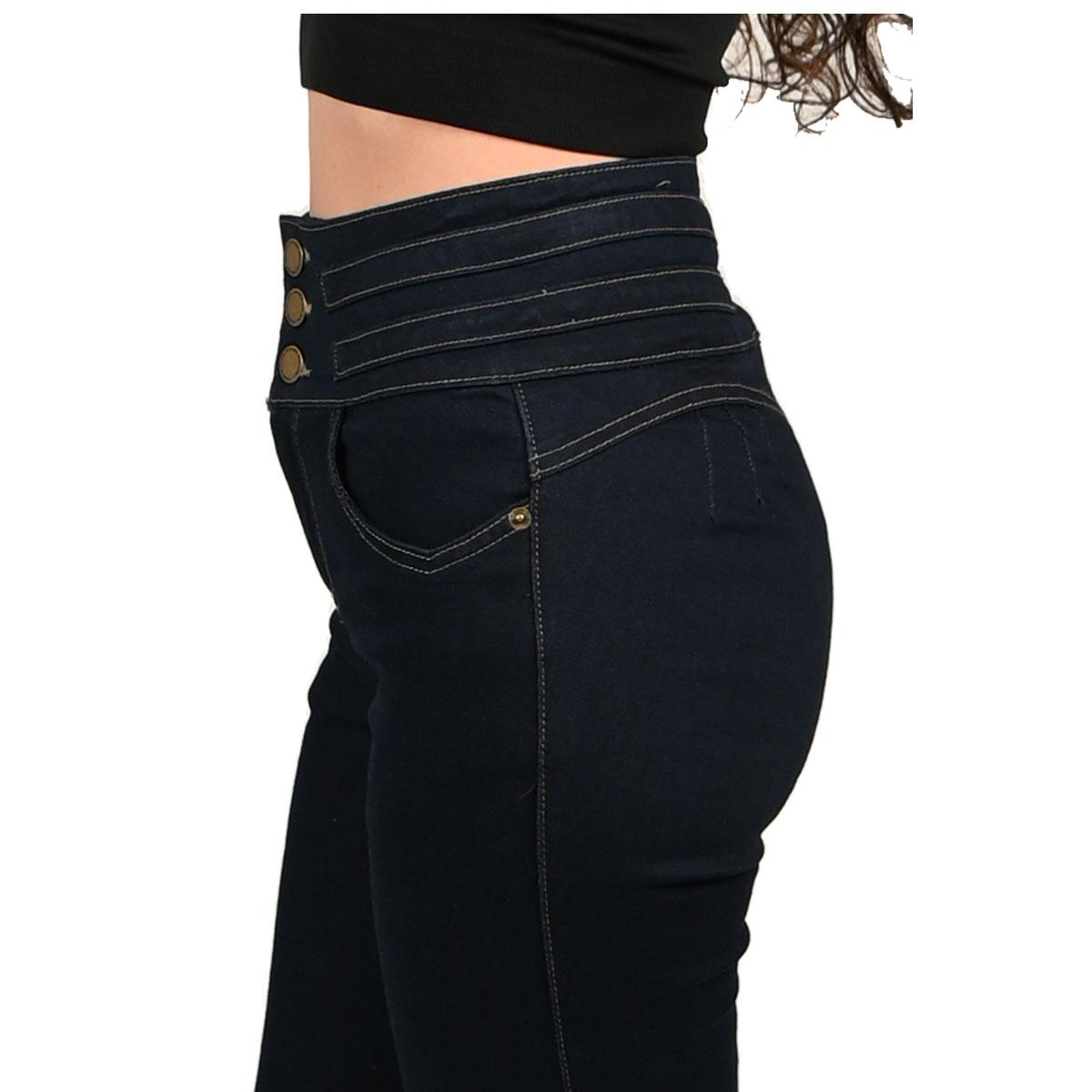 Foto 4 pulgar | Pantalón Britos Jeans Mujer Acampanado Azul 024591