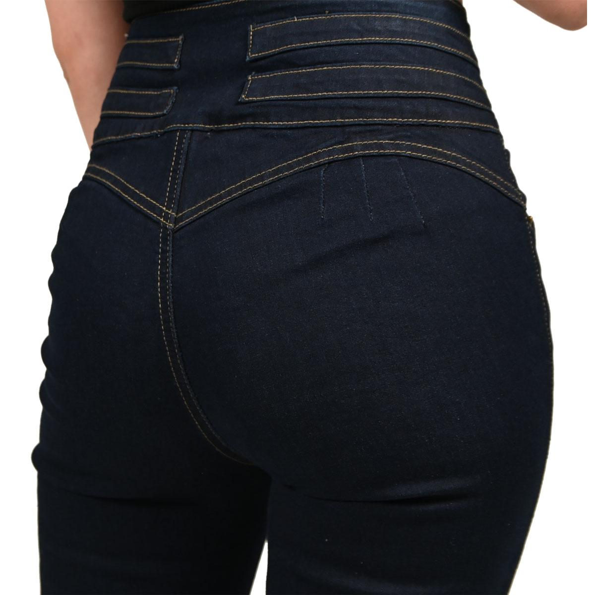 Foto 5 pulgar | Pantalón Britos Jeans Mujer Acampanado Azul 024591