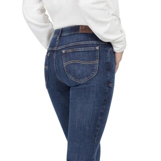 Foto 5 | Jeans Mujer Lee High Rise Flare 469 Azul Marino