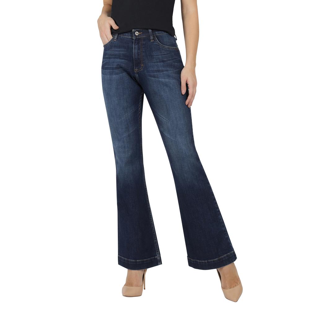 Jeans Mujer Lee High Rise Flare 459 Azul