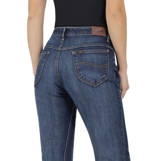 Foto 5 | Jeans Mujer Lee High Rise Flare 459 Azul