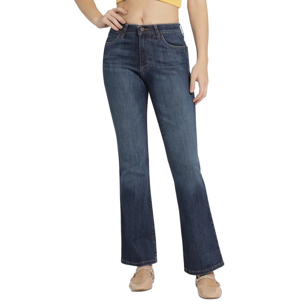 Jeans Mujer Lee High Rise Flare 187 Azul Marino