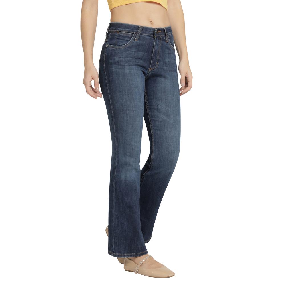 Foto 2 | Jeans Mujer Lee High Rise Flare 187 Azul Marino