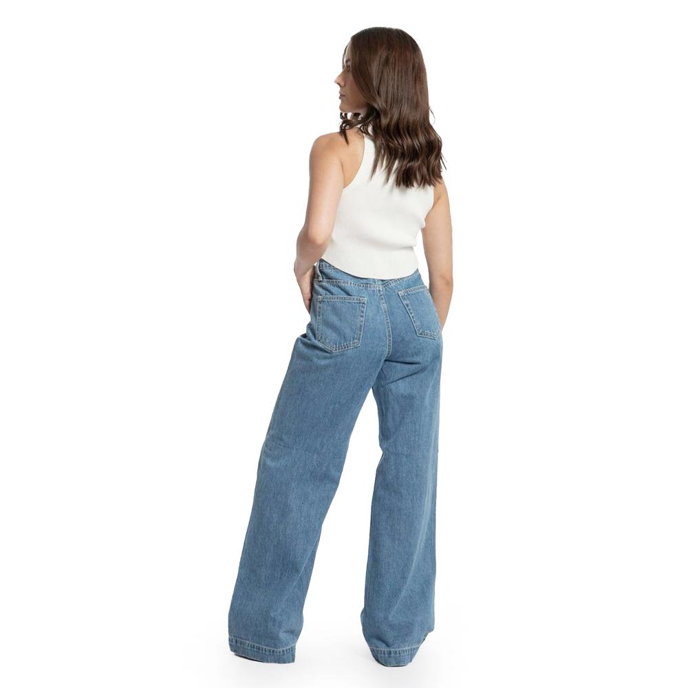 Foto 4 pulgar | Jeans Flare Roman Fashion para Mujer