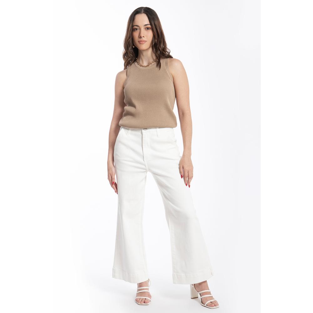 Jeans Corte Culotte Juvenil, 6861 (blanco) Blanco