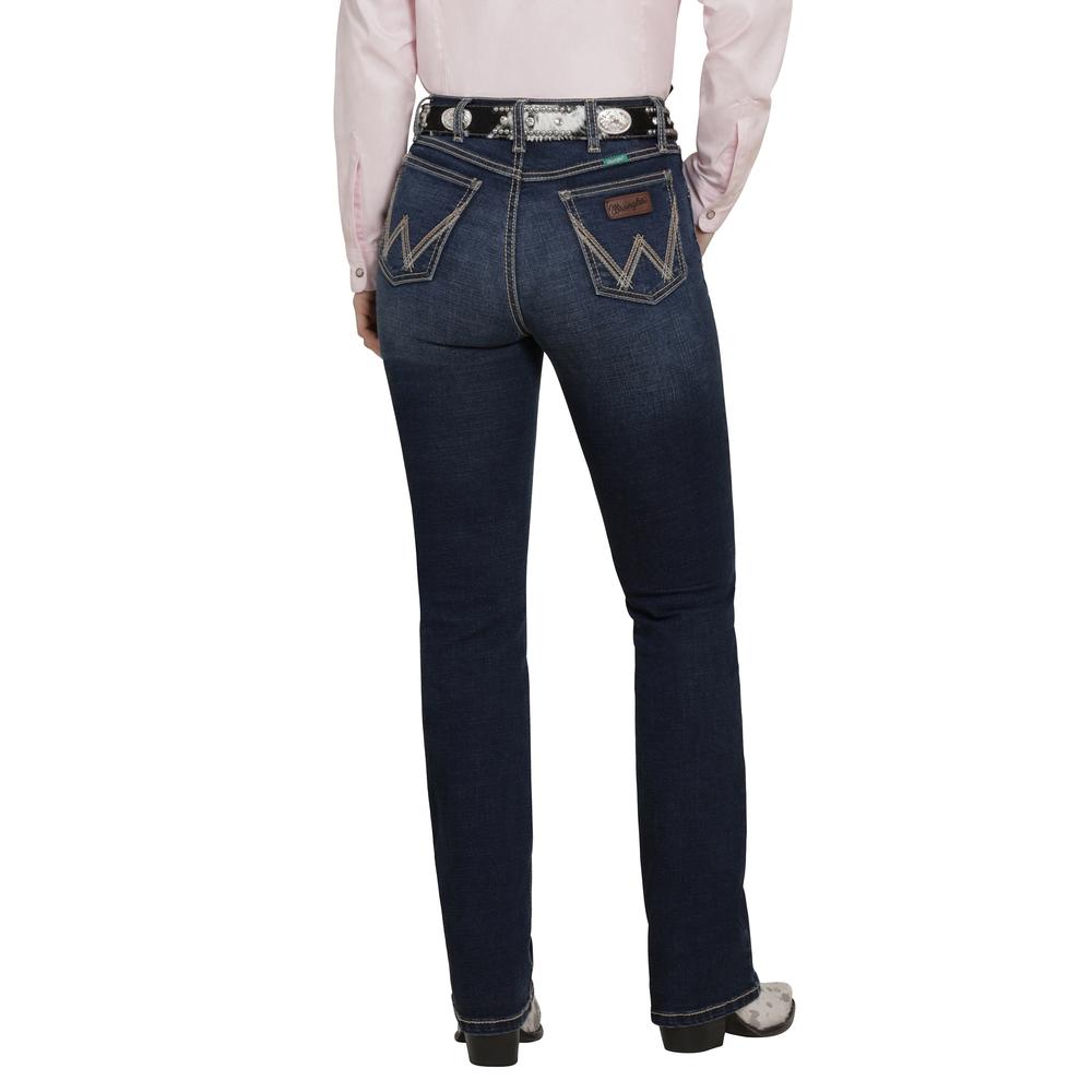 Foto 4 pulgar | Jeans Vaquero Wrangler Mujer Flare 218 Azul