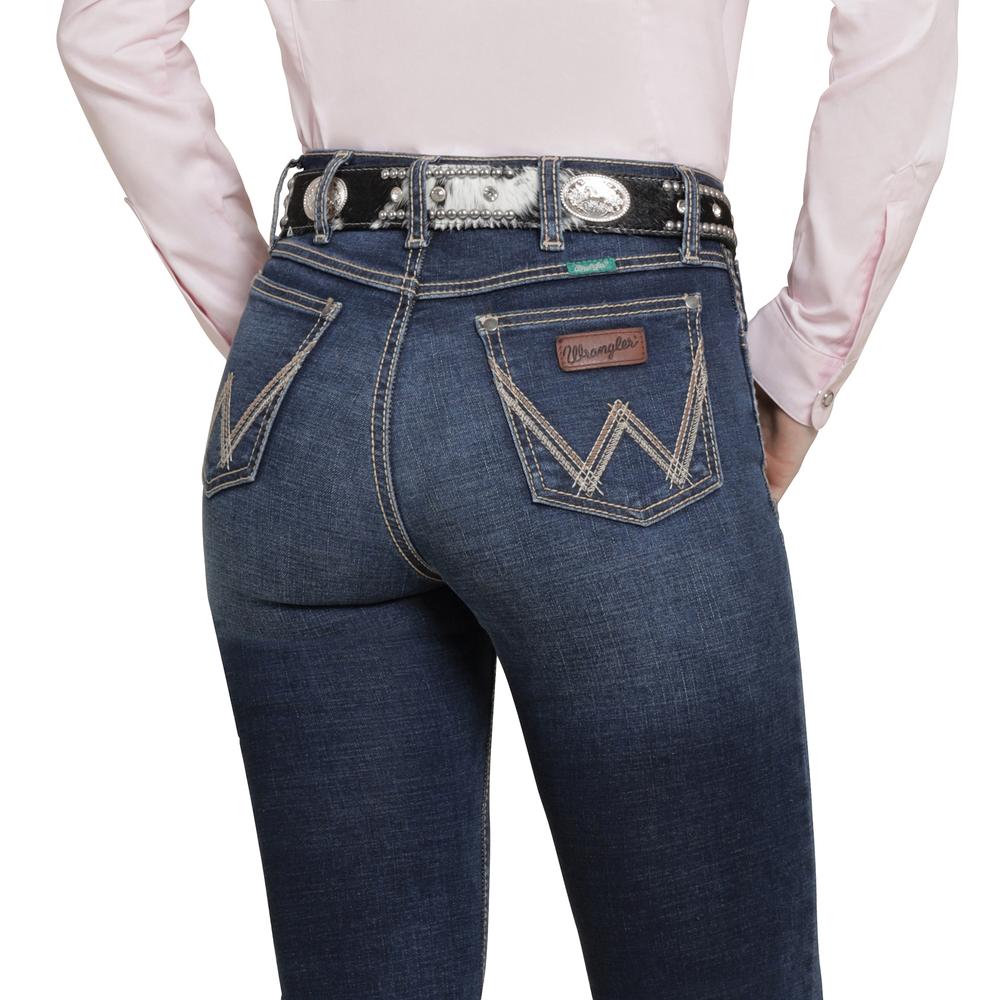 Foto 6 pulgar | Jeans Vaquero Wrangler Mujer Flare 218 Azul