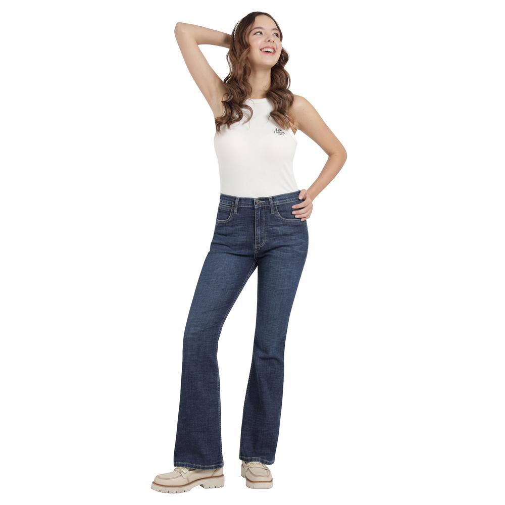 Foto 5 pulgar | Jeans Lee Mujer Xtreme Flare 752 Azul
