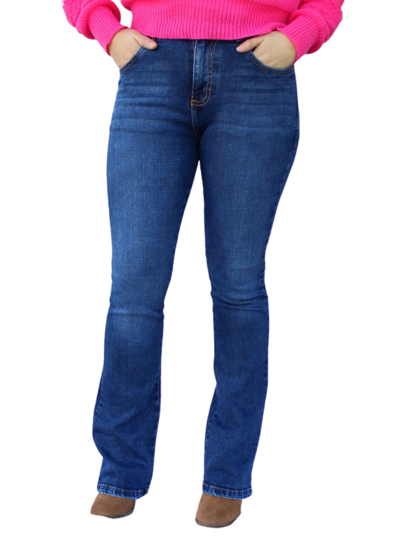 Foto 1 | Jeans Acampanado John Silver para Mujer