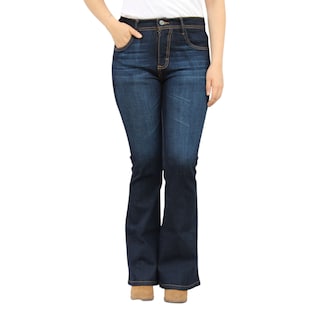 Foto 1 | Jeans Flare John Silver y Diseño para Mujer