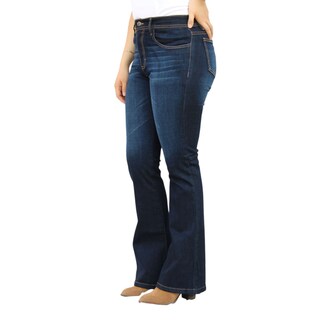 Foto 3 | Jeans Flare John Silver y Diseño para Mujer