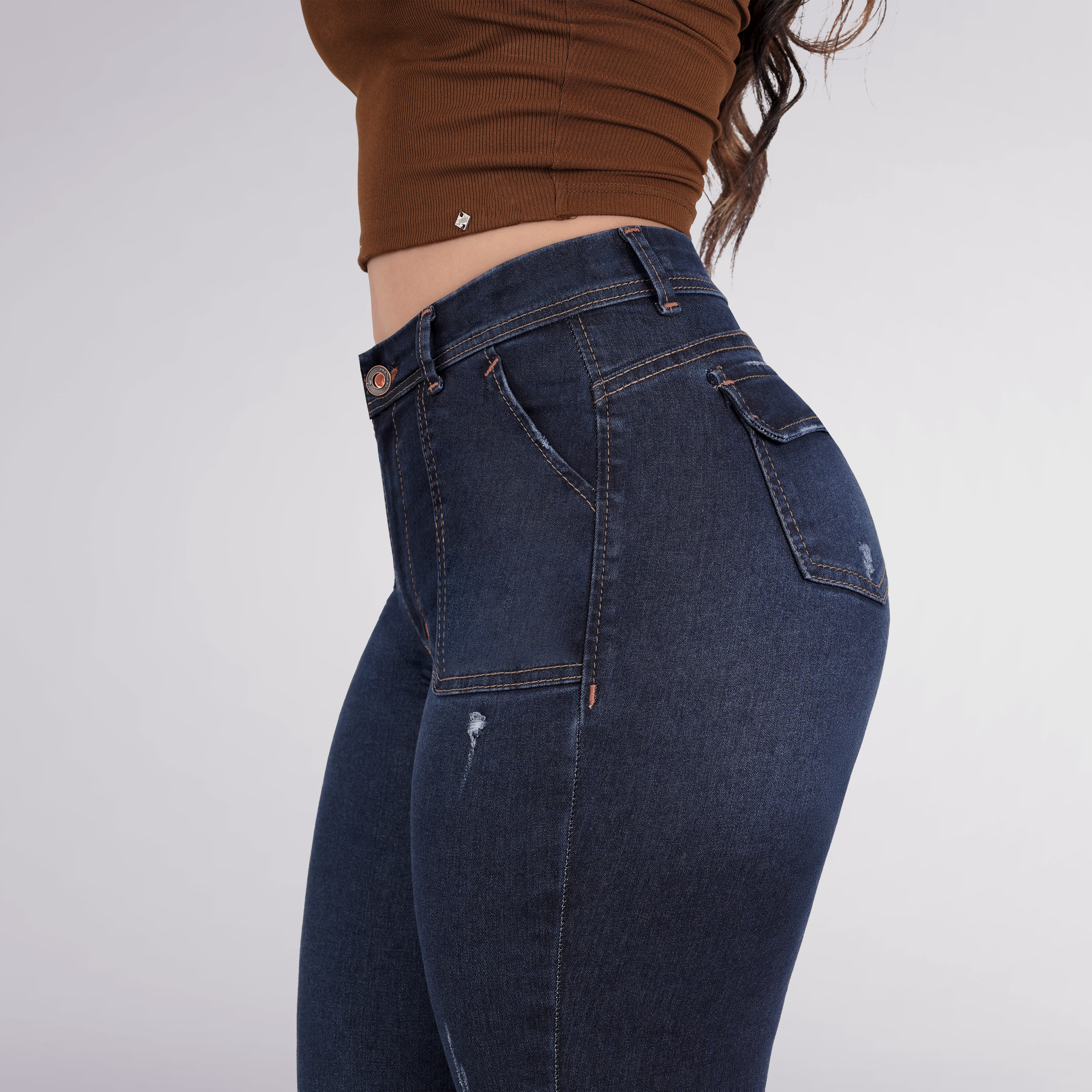 Foto 3 pulgar | Jeans Acampanados Para Mujer Sea Brazil 3936/02