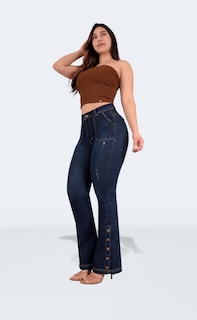 Foto 5 | Jeans Acampanados Para Mujer Sea Brazil 3936/02