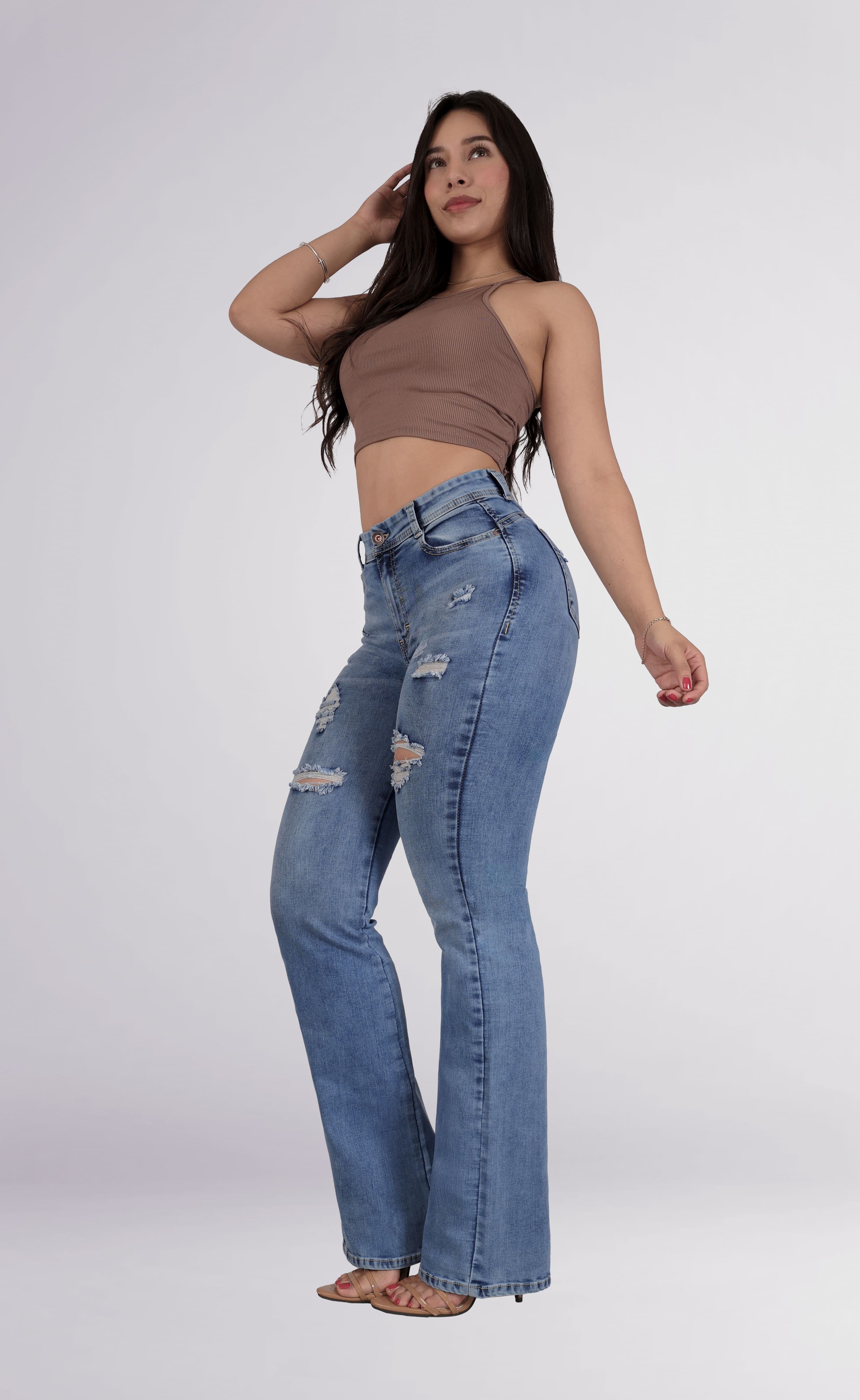 Foto 6 | Jeans Acampanados Para Mujer Sea Brazil 3211/15