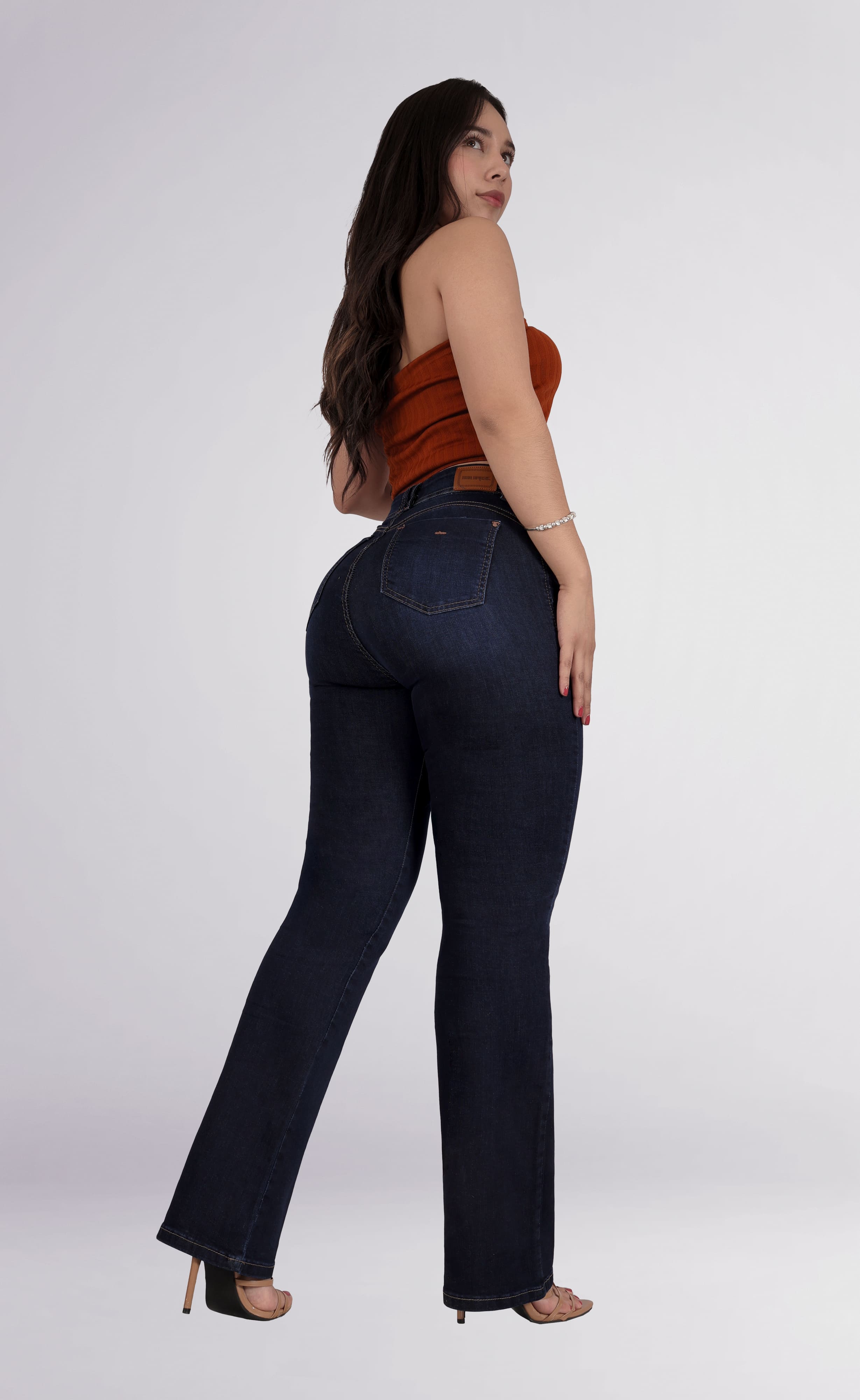 Foto 8 pulgar | Jeans Acampanados Para Mujer Sea Brazil