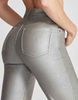 Foto 4 | Jeans Semi Campana Cintura Alta 0068plat Seven Jeans