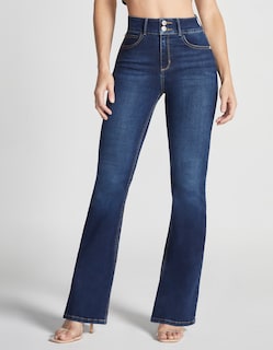 Foto 1 | Jeans Mujer Semi Campana Cintura Alta Push Up 0070stob Seven Jeans