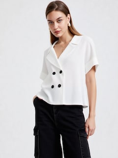 Foto 3 | Jeans Obs Dama Wide Leg Mezclilla Negro Deslavado